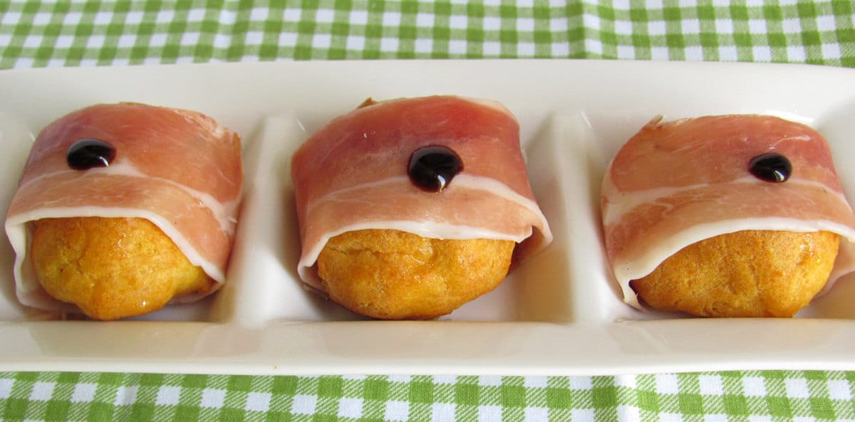 bigne-salati-con-prosciutto-robiola bigne salati con prosciuttp robiola