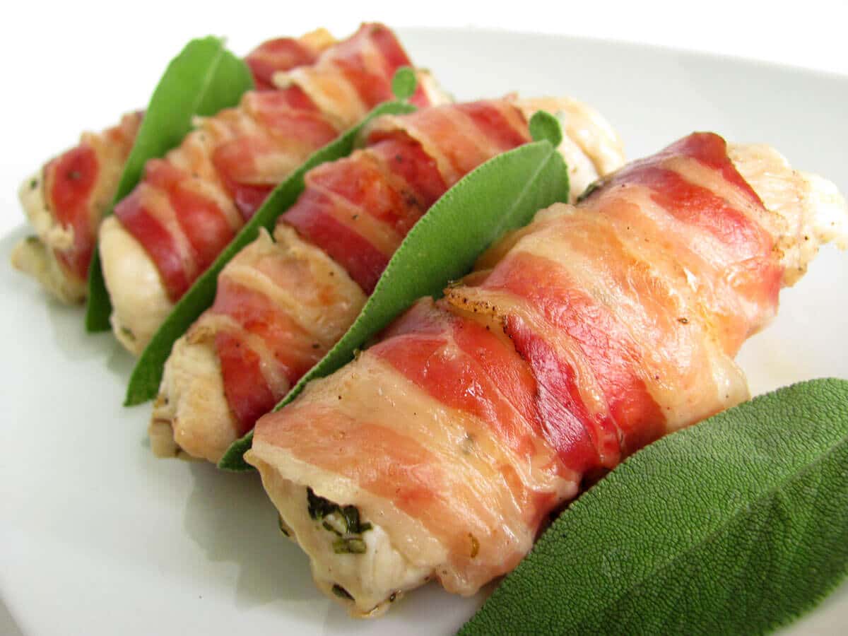 involtini di pollo con pancetta