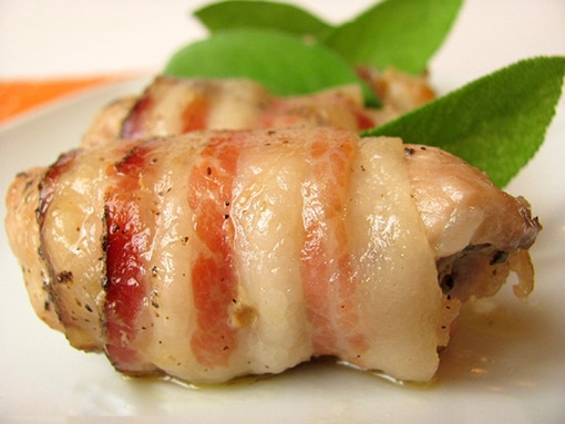 involtino di pollo con pancetta