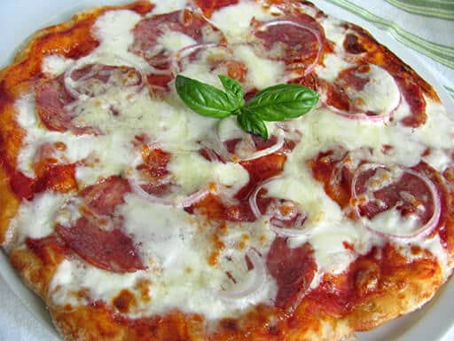 ricetta pizza gormet stracchino sbriciolona
