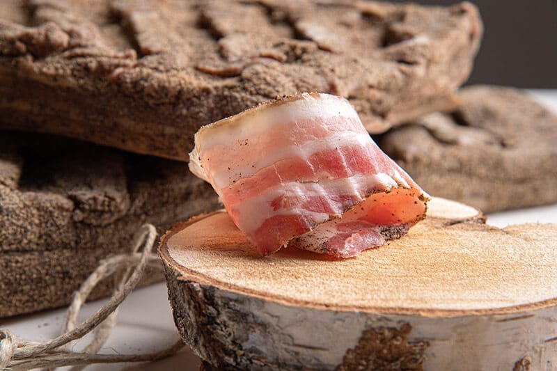 sliced bacon Felici Salumi