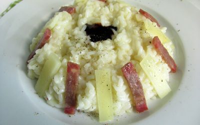 Risotto con Salamino e formaggio