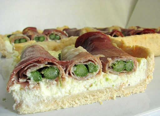 torta salata asparagi prosciutto crudo