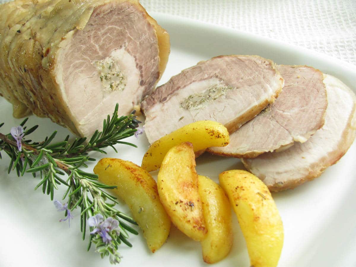 pork loin with lard