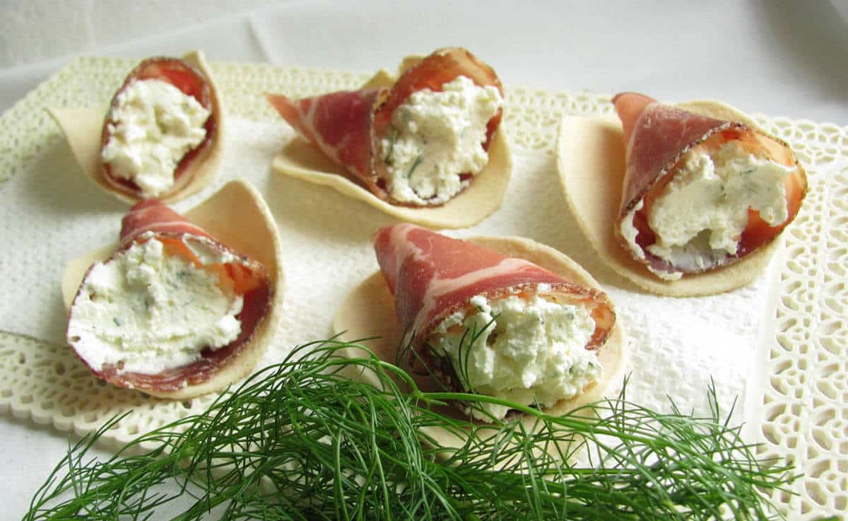 Coni capocollo ricetta