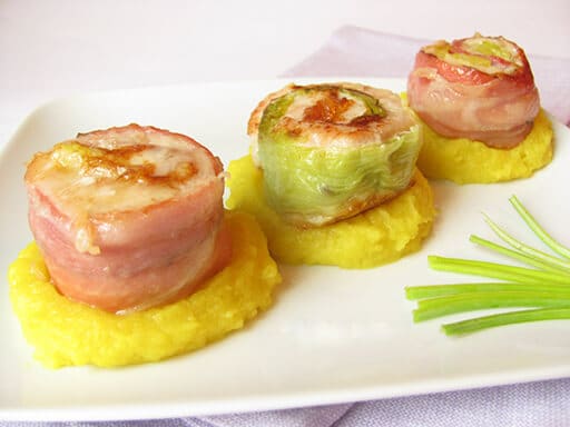 Rotolini di tacchino con culatta di prosciutto